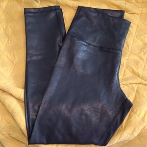 Faux leather leggings